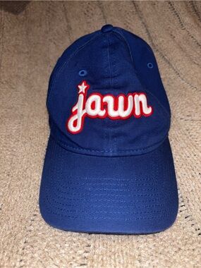 New Era 9TWENTY “jawn” Script Adjustable Blue Baseball Cap Hat